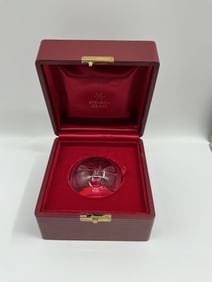 Steuben Glass Paperweight with Box