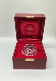 Steuben Glass Paperweight in Box