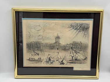 " L'Académie de Paris" by Salvador Dali (Spanish, 1904-1989) Etching