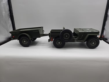 GI Joe Military Jeep with Trailer