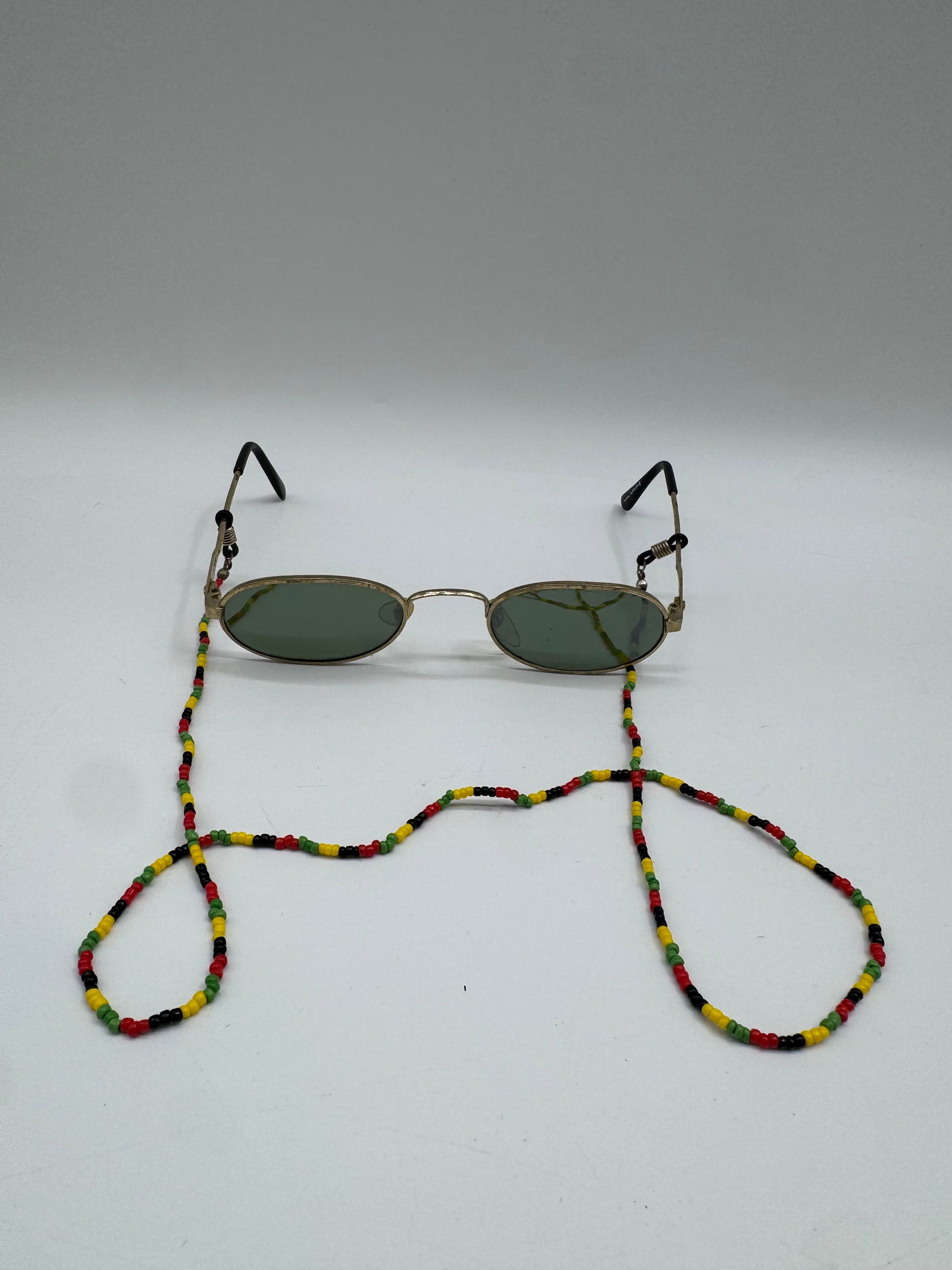 Vintage Sunglasses with Beaded Chain (1 of 3)
