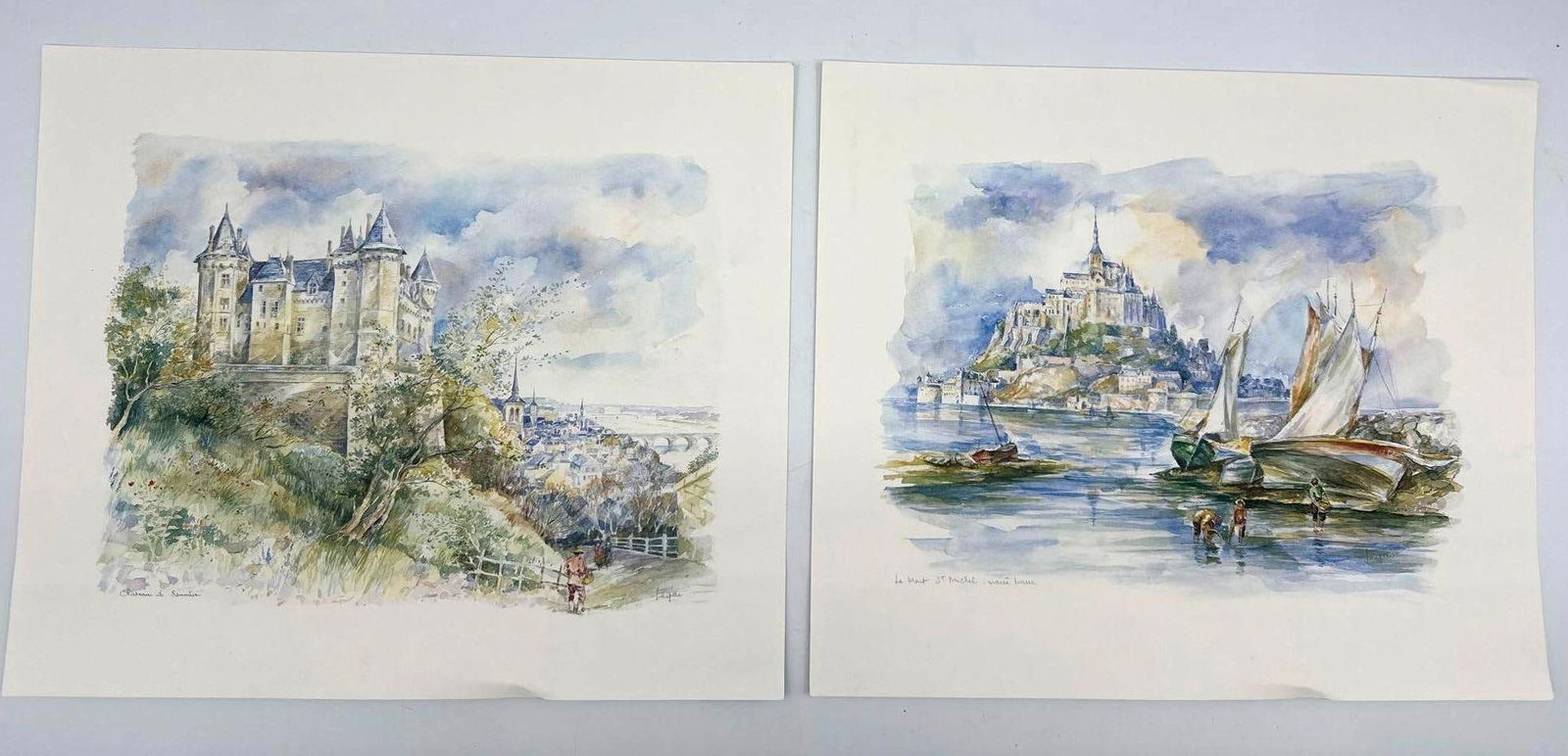 2 Le Mont St Michel, Marée Haute Signed Legai (1 of 7)