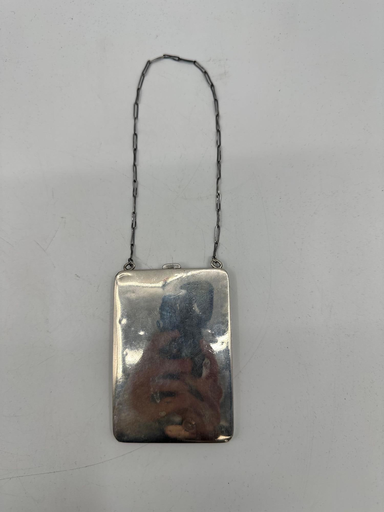 Vintage Elgin Sterling Silver Dance Purse / Coin Holder (1 of 4)