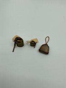 Three Assorted Metal Bells