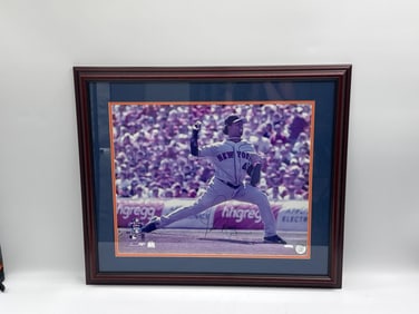 Autographed New York Mets Pitcher Photograph- Pedro Martinez