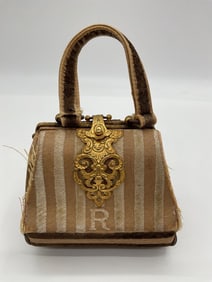 Antique Velvet Tapestry Purse by Roberta Di Carmarino for Saks Fifth Ave