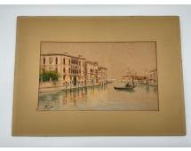 Venetian Grand Canal Italian Watercolor
