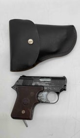 Compact Semi-Automatic Pistol with Ammunition and Holster