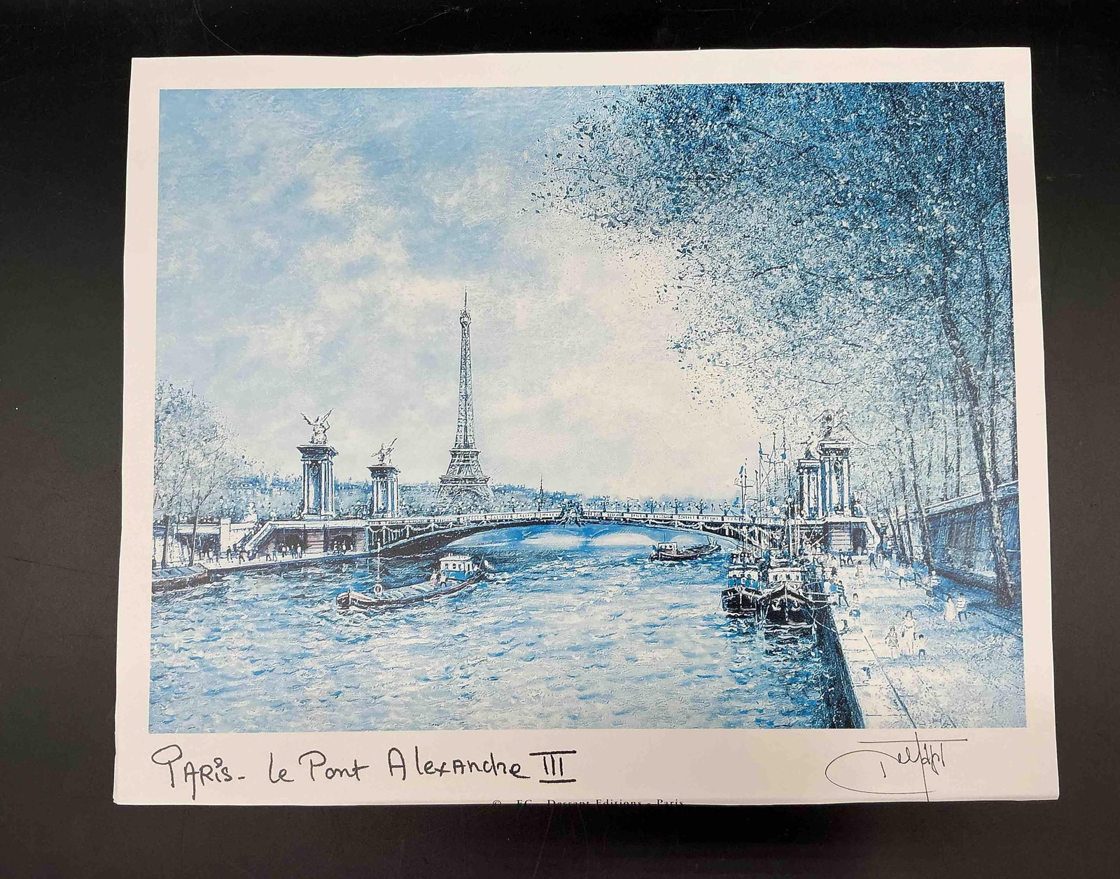 Paris Le Pont Alexandre III by Dubuffet (1 of 6)