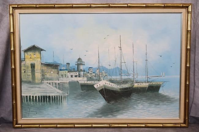 "Seaside" artist unknown (1 of 5)