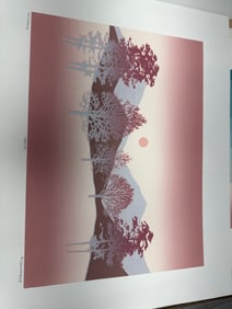 Robert L. Lansberry 'Windsong' Screenprint