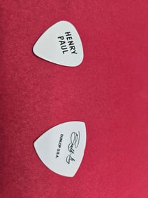 Guitar Picks of Henry Paul and Buddy Guy