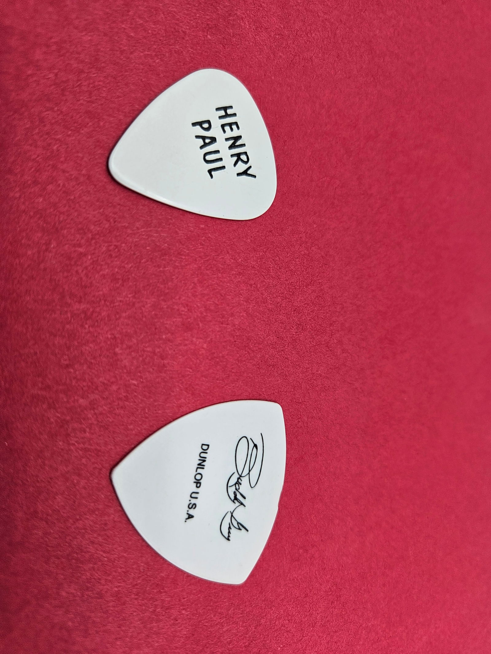 Guitar Picks of Henry Paul and Buddy Guy (1 of 2)
