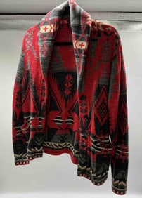 Ralph Lauren Jeans Co. Southwestern Pattern Cardigan, Size M