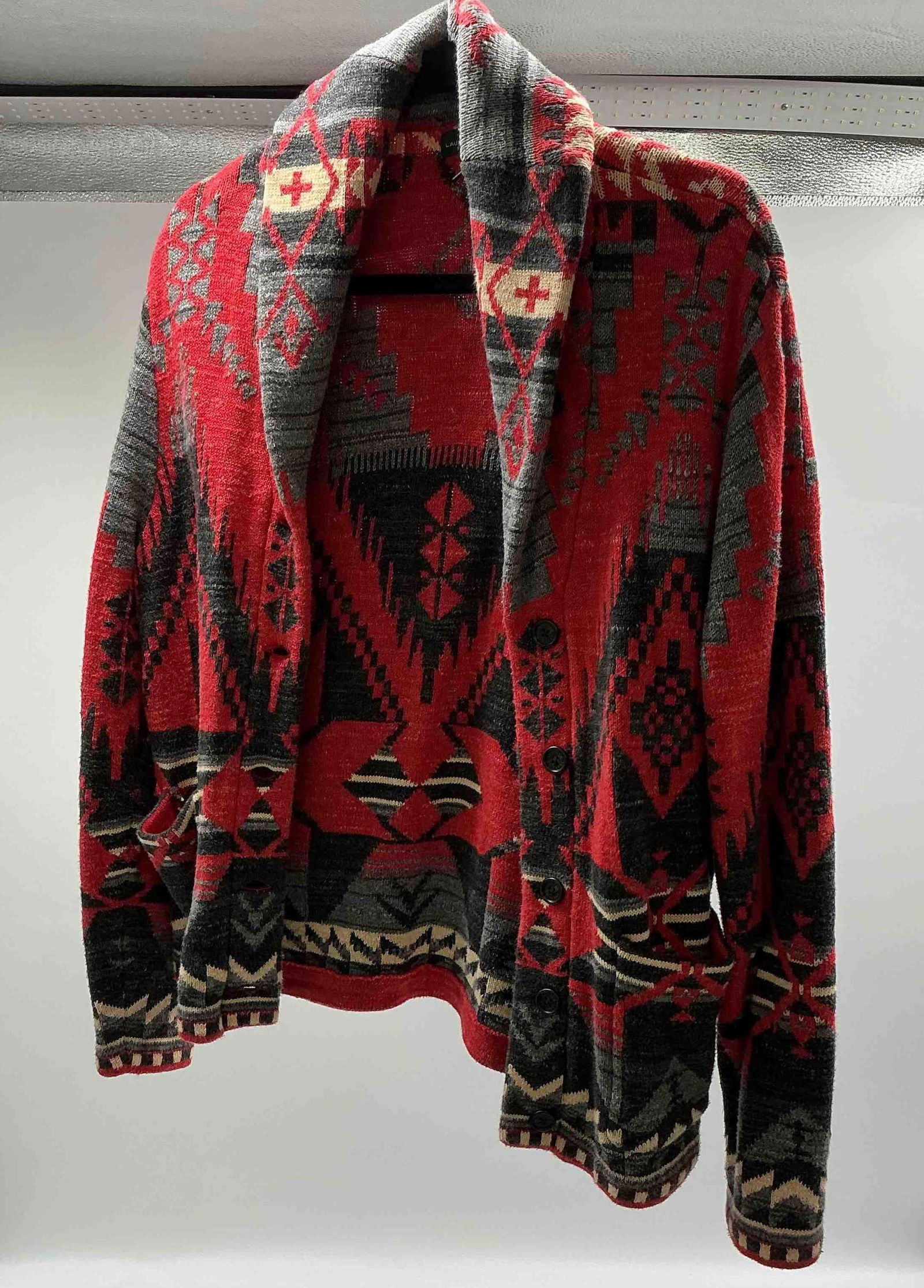 Ralph Lauren Jeans Co. Southwestern Pattern Cardigan, Size M (1 of 4)