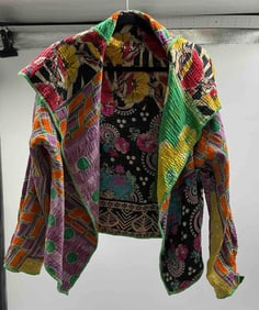 Podna Wear Kantha Patchwork Quilted Jacket