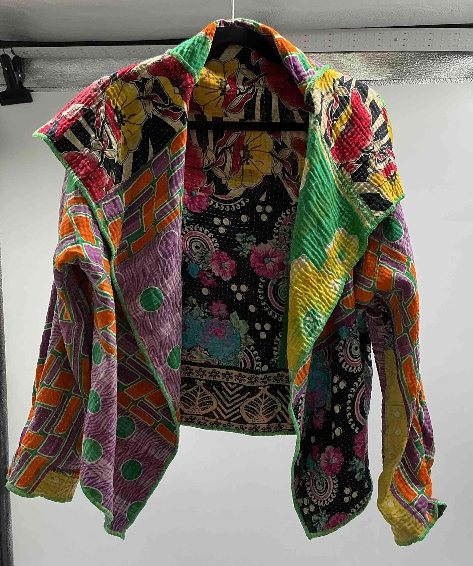 Podna Wear Kantha Patchwork Quilted Jacket (1 of 4)
