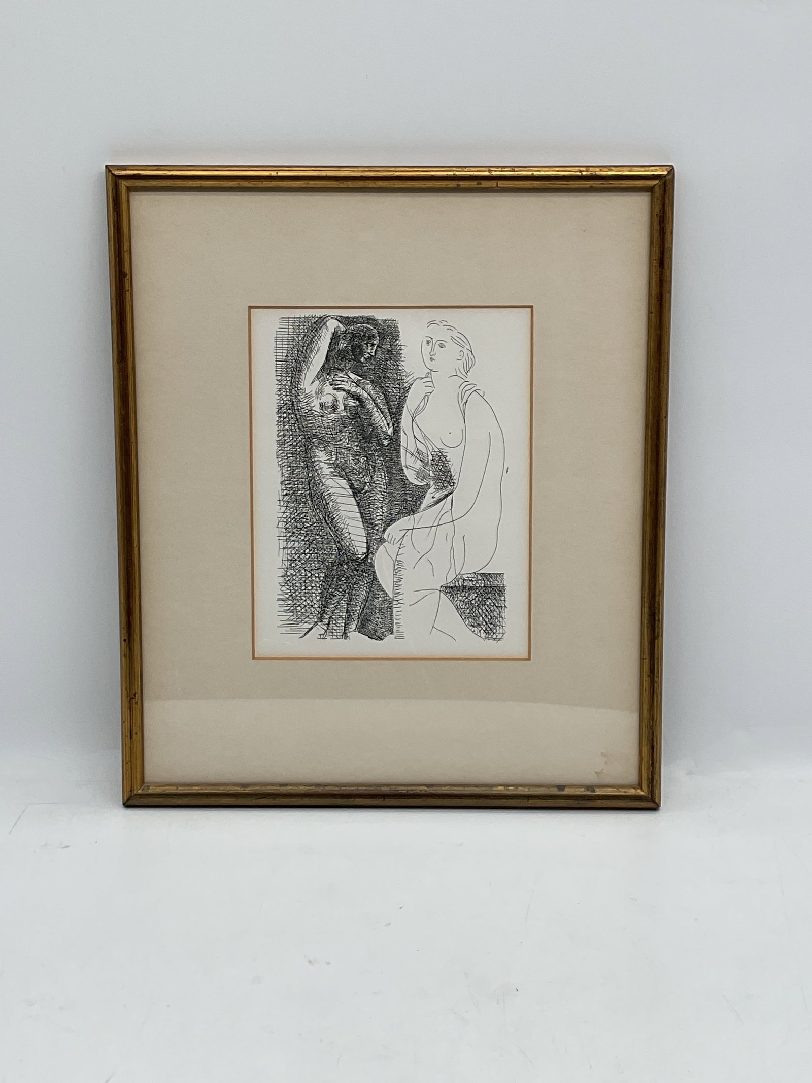 Pablo Picasso etching (1 of 3)