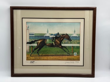 Spend A Buck, James Contry Print, 1986