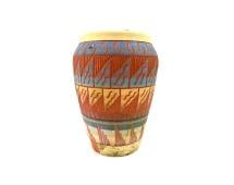 Handmade Navajo Pottery Vase by V Woods