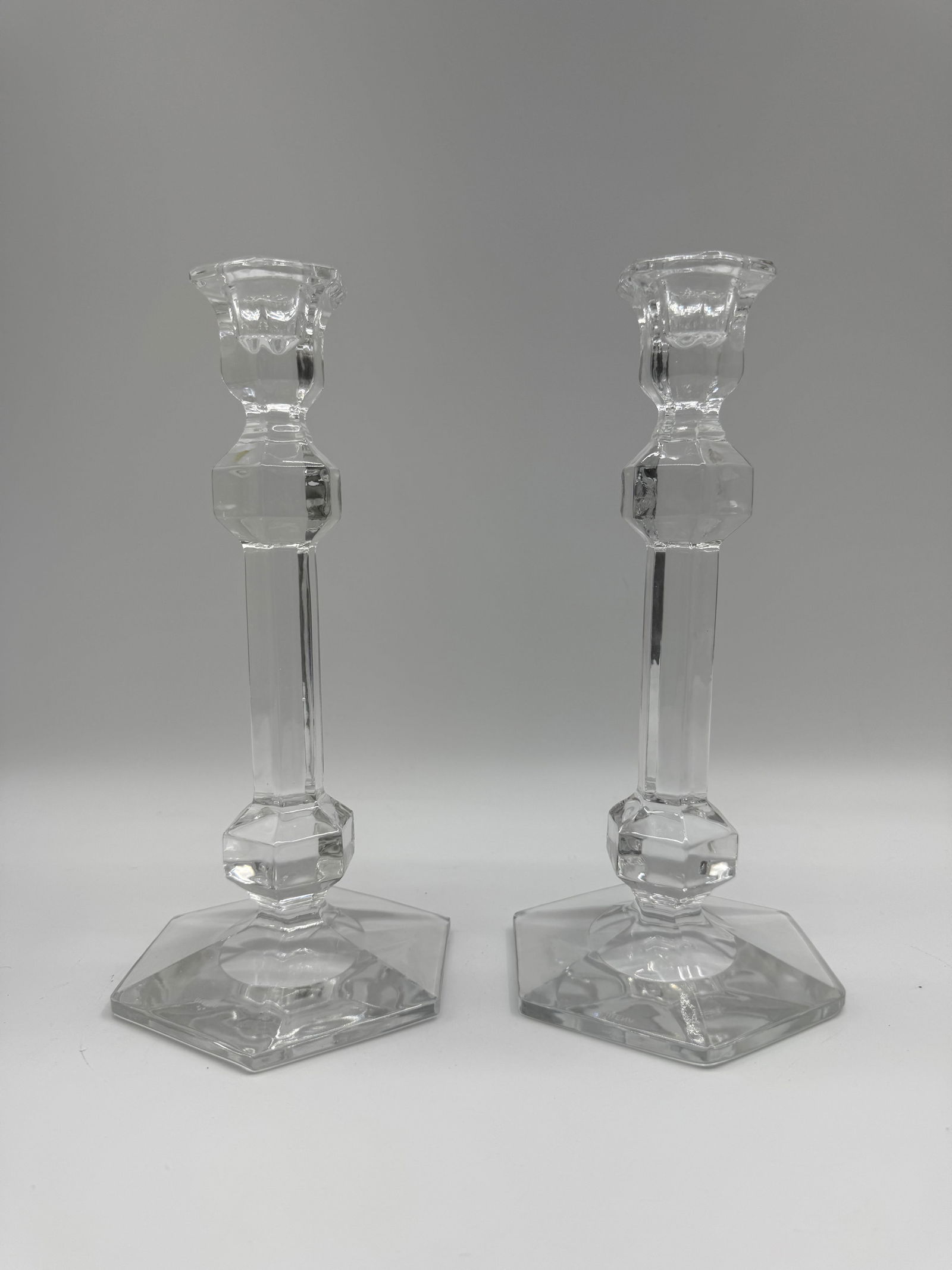 Pair of Irena Crystal Candlestick Holders (1 of 4)