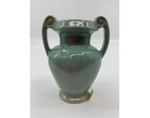 Twin Handled Art Pottery Amphora Vase