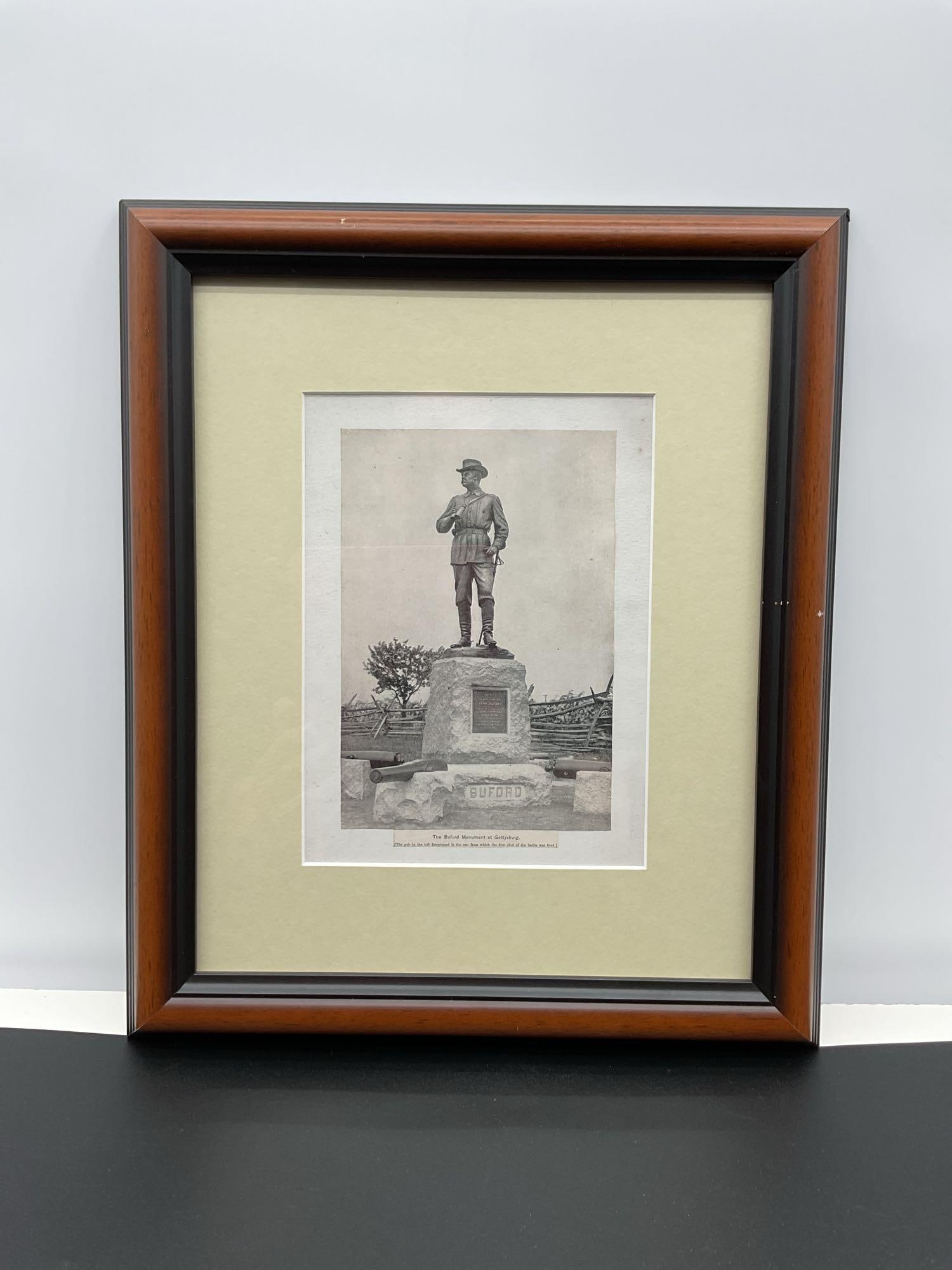 Monument to Union Brigadier General John Buford of Gettysburg (1 of 3)