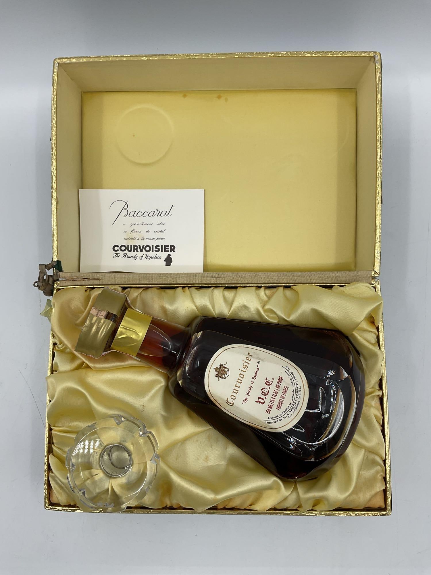 Courvoisier Cognac V.S.O.P. in Baccarat Crystal Decanter (1 of 4)