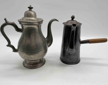 Antique Reed & Barton U.S. Navy Silver Plated Coffee Pots