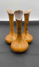 Vintage Van Briggle Pottery Triple Bud Vase