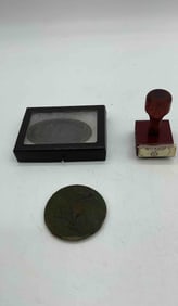Civil War U.S. Eagle Breast Plate, WWII German Third Reich Waffen Hand Stamp, US Belt Plate