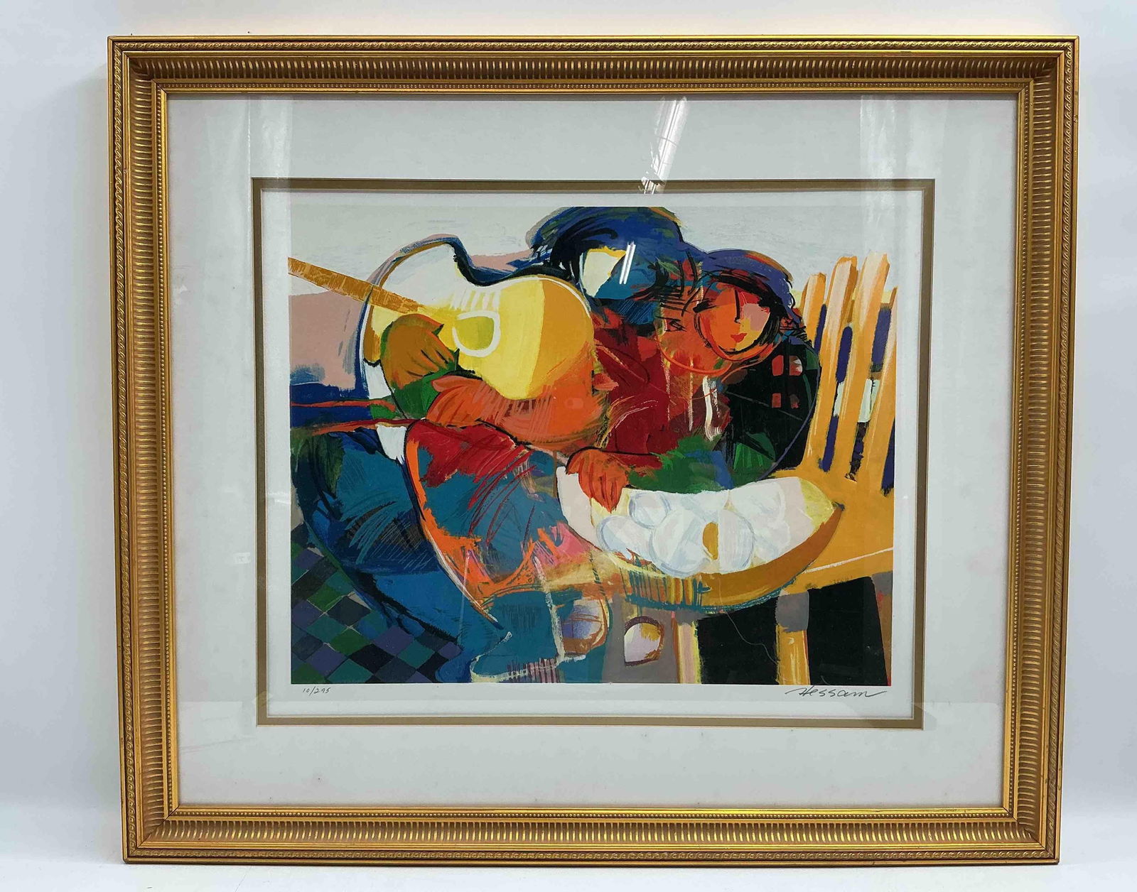 :Song and Romance" by Hessam Abrishami (Iran, b.1951) Serigraph with Sales Receipt (1 of 5)