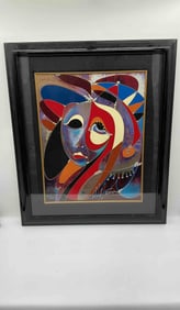 "Introspection" by Martiros Manoukian (Armenia, b.1947) Mixed Media