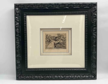 Los Desastres de la Guerra, Plate 75 by Francisco Goya (Spain, 1746-1828)  with Appraisal