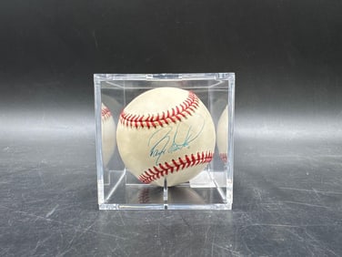 Autographed Baseball by Ralph Kiner