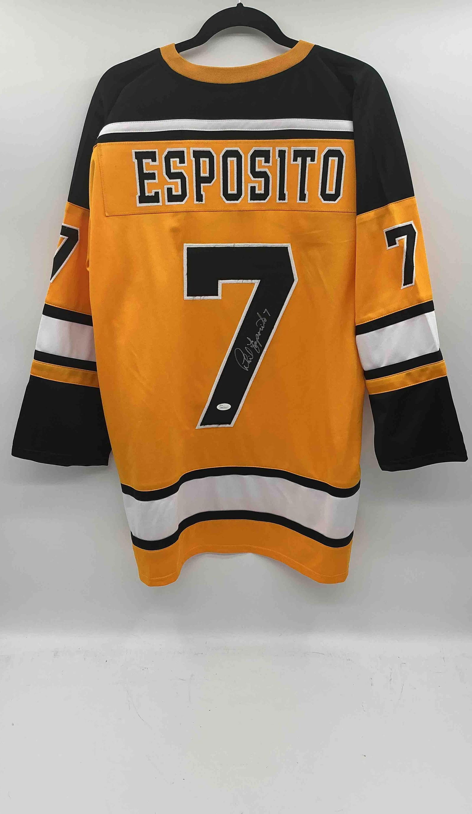 Phil Esposito Autographed Boston Bruins Jersey (1 of 6)