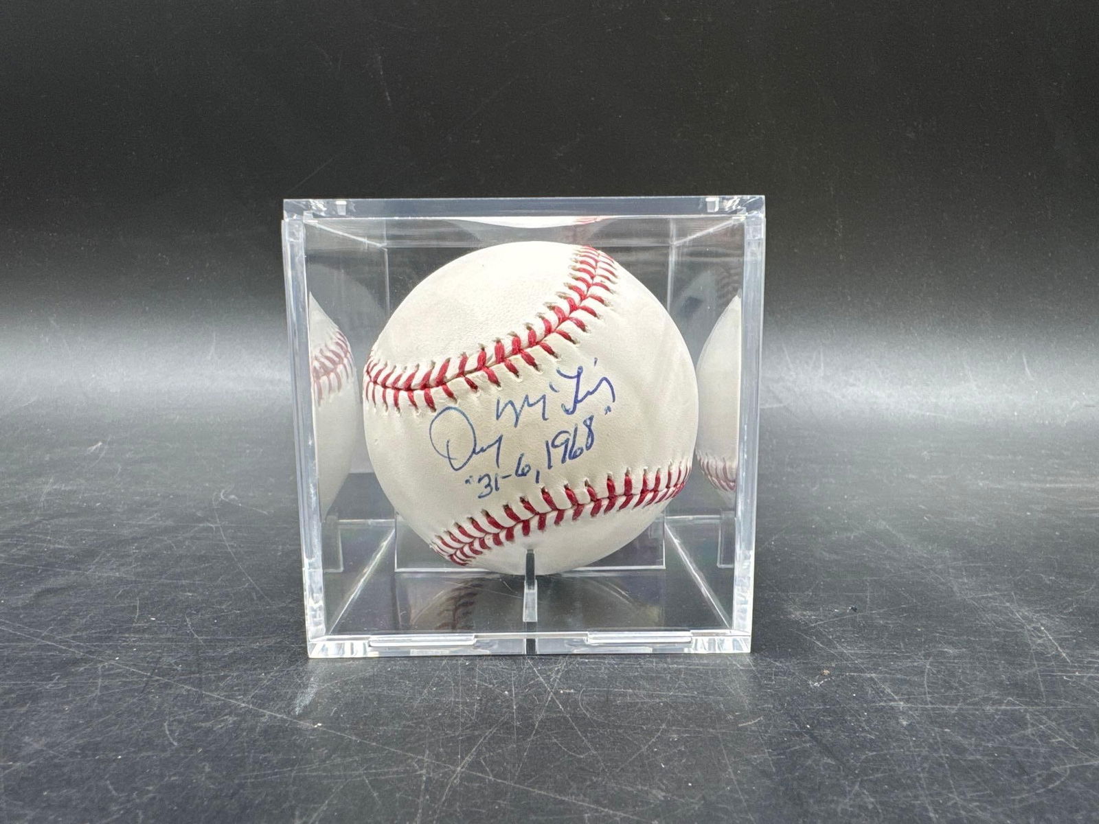 JSA Authenticated Autographed Baseball by Denny McLain (1 of 5)