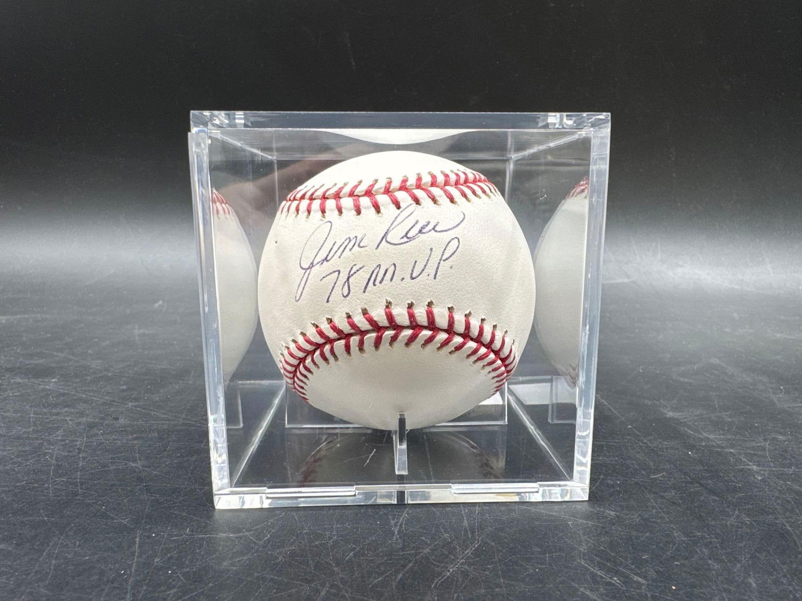 Jim Rice Autographed Baseball – 1978 A.L. MVP (1 of 4)