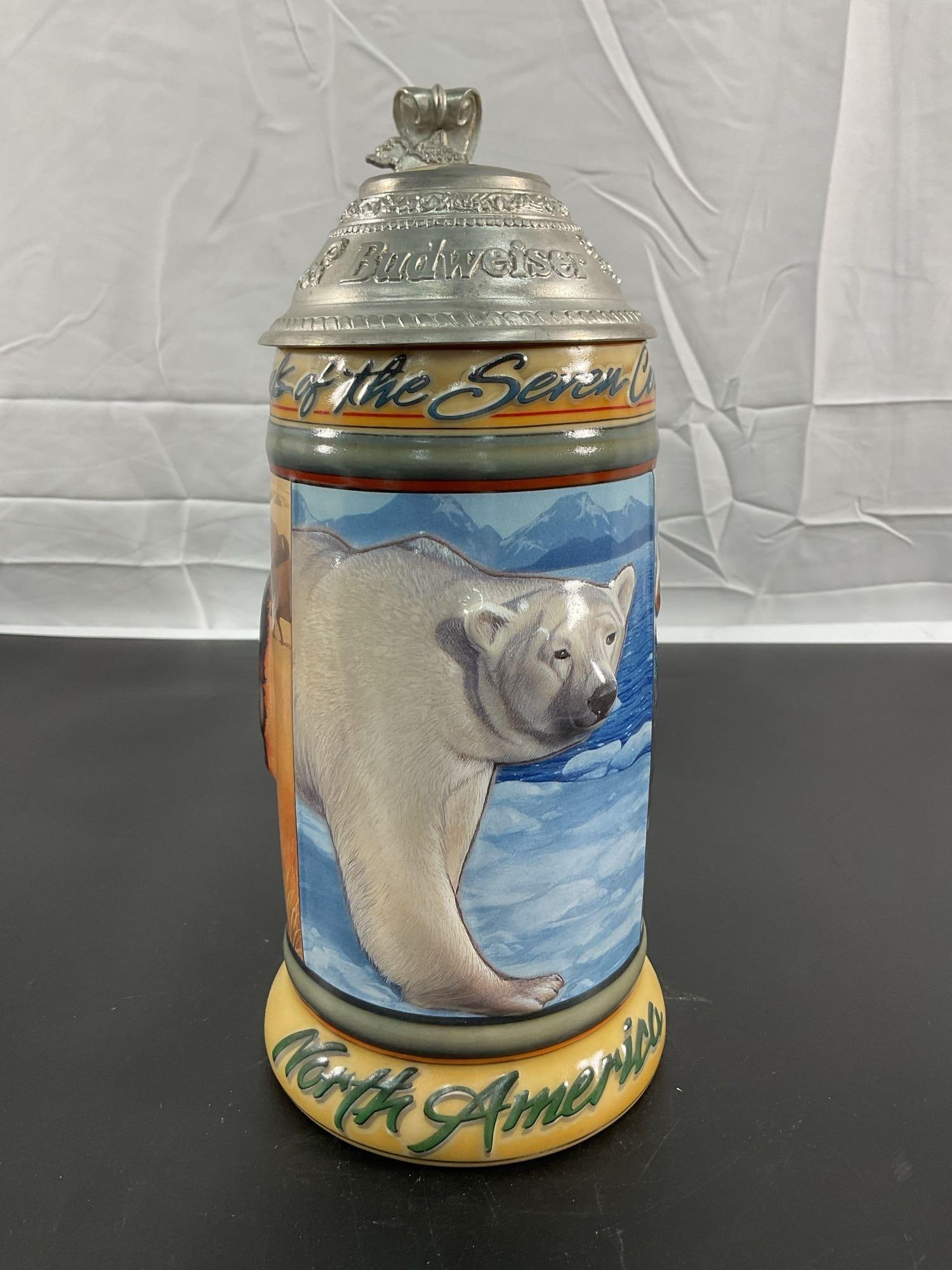 Budweiser "Animals of the Seven Continents Series: North America" Stein (1 of 5)
