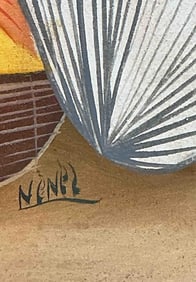 Market Scene by Nené