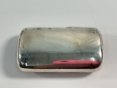 Rare Antique Sterling Silver Front Opening Vesta Case (Match Safe Env 49)