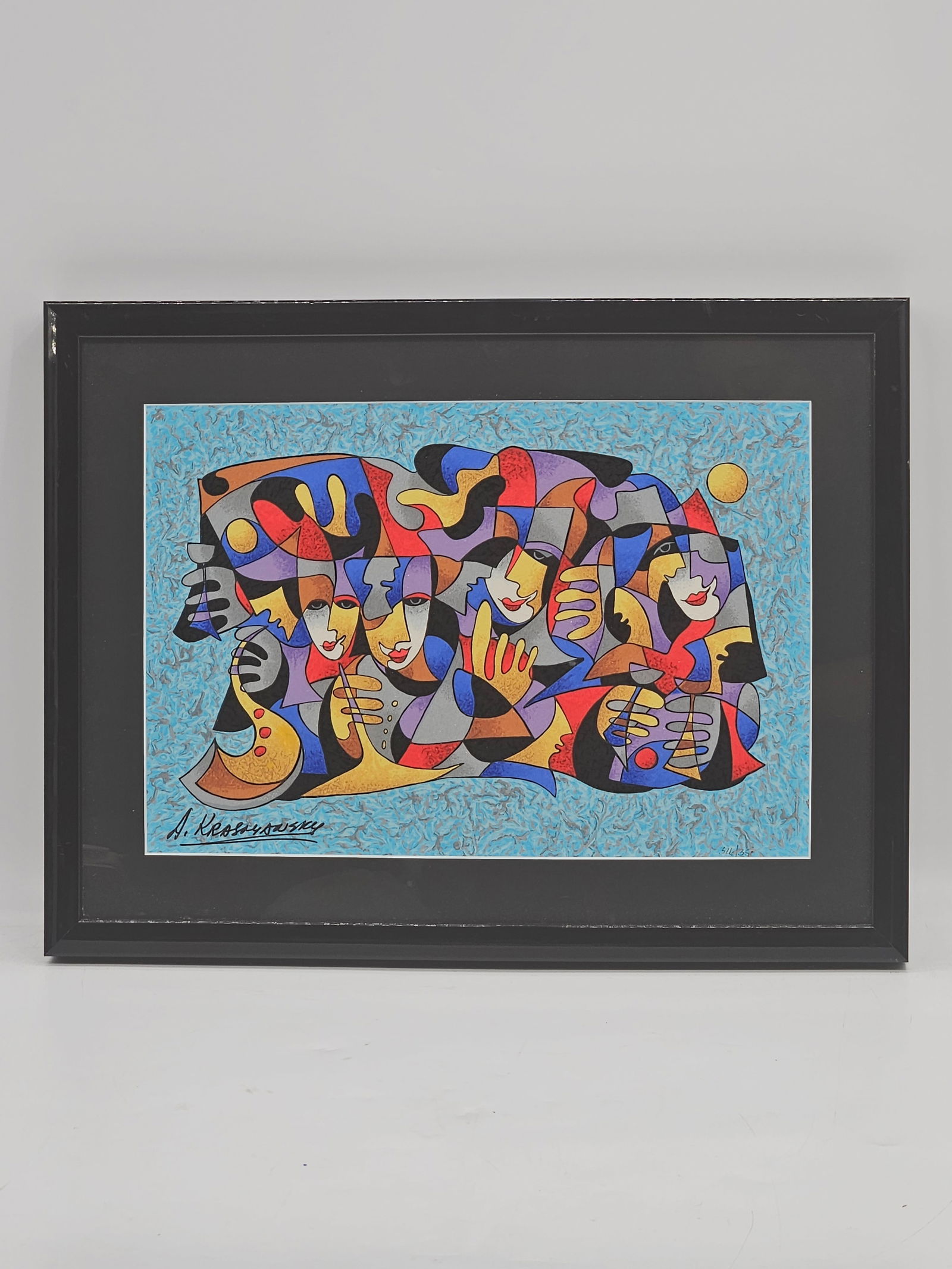 "The Musicians" by Anatole Krasnyansky (Ukraine, 1930-2023) Serigraph (1 of 6)