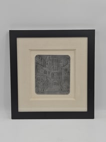 Anatole Krasnyansky San Gimignano Aluminum Relief