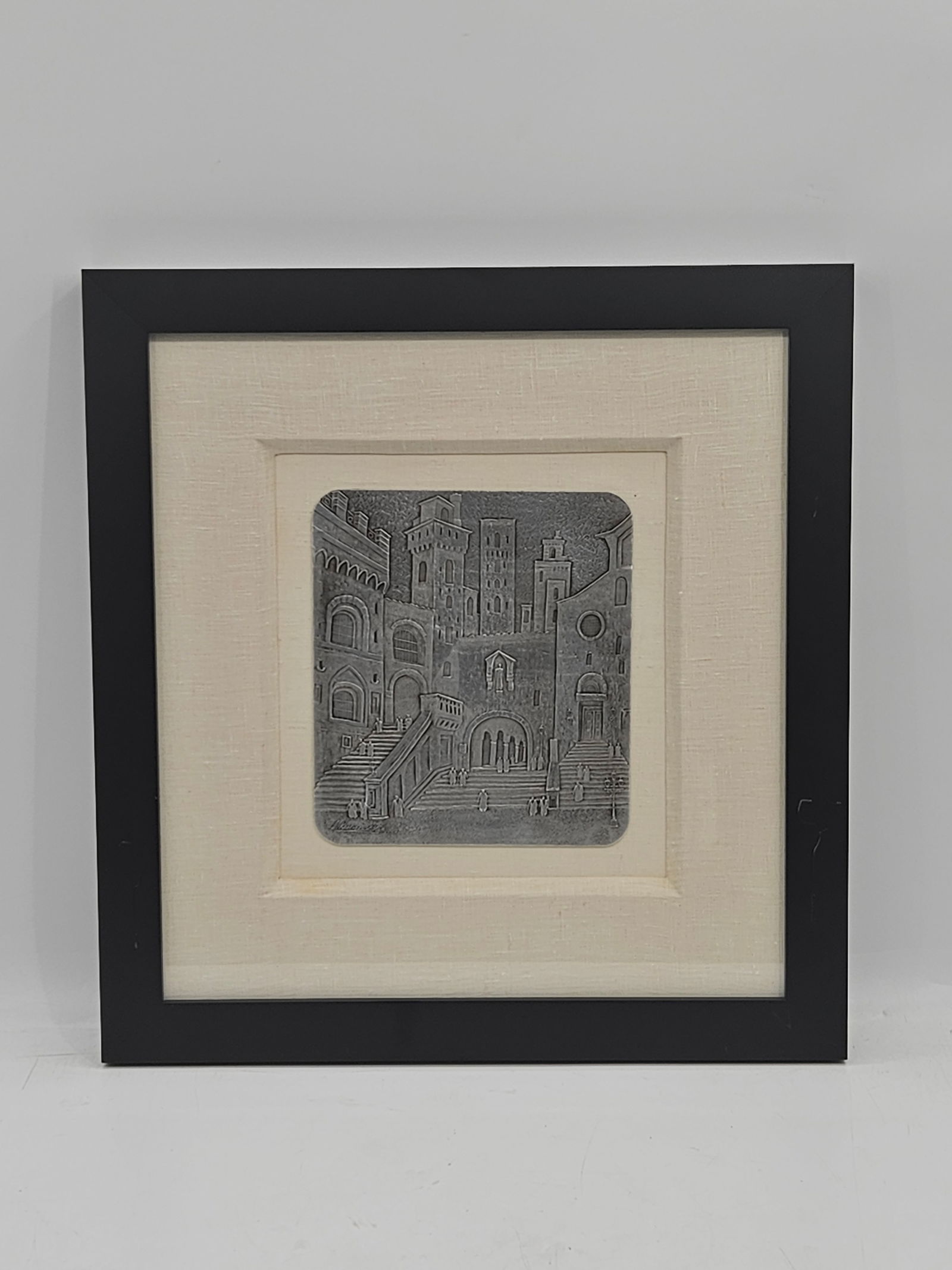 Anatole Krasnyansky San Gimignano Aluminum Relief (1 of 7)