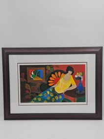 "DANIELLE'S THOUGHTS" by ITZCHAK TARKAY (Serbia, 1935-2012) Serigraph