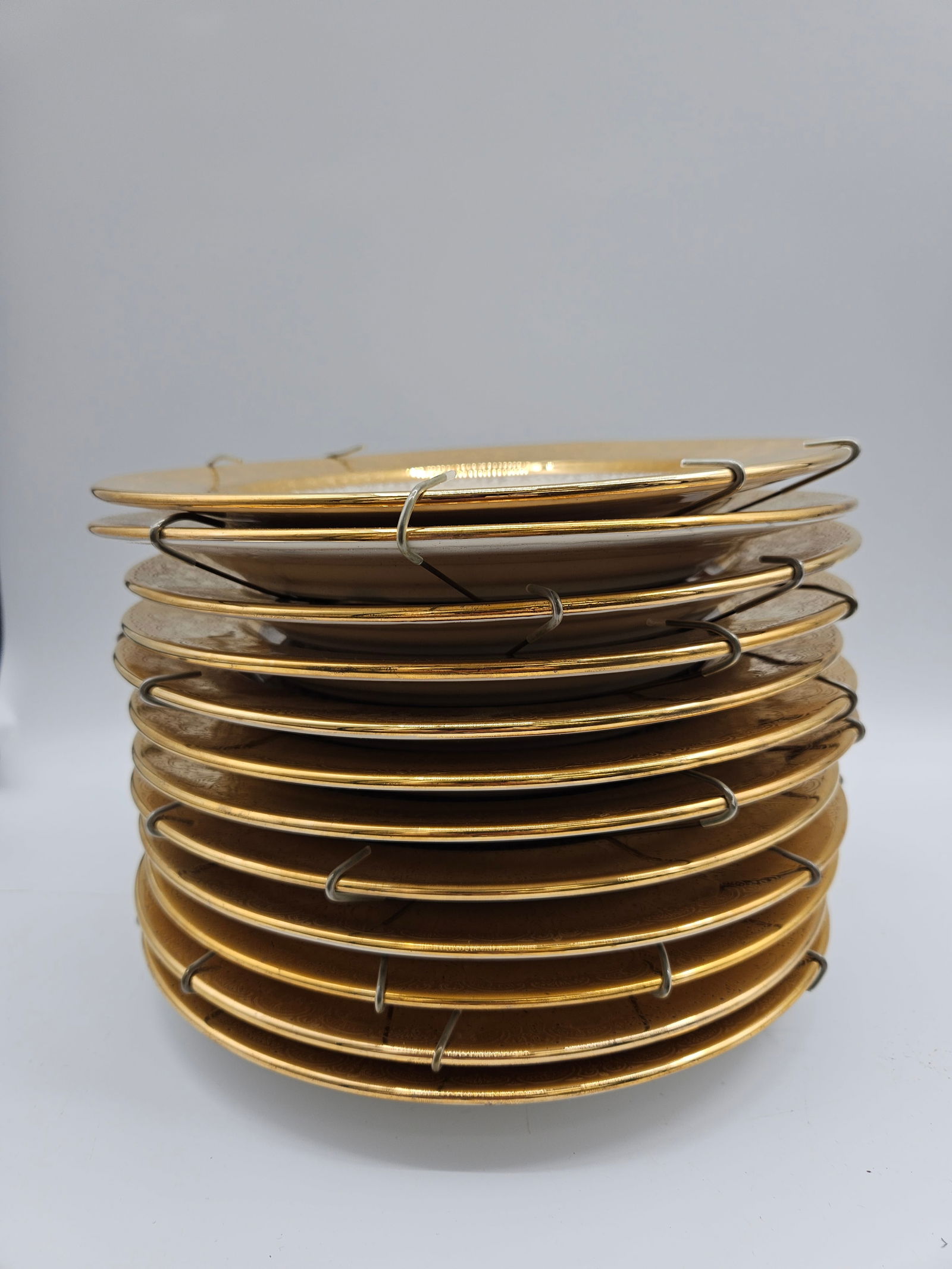 Edgewood China 22 Karat Gold Floral Plates- 12 ct (1 of 8)