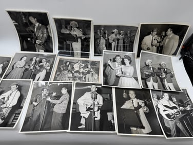 Collection of 22 Vintage Country Music Photographs