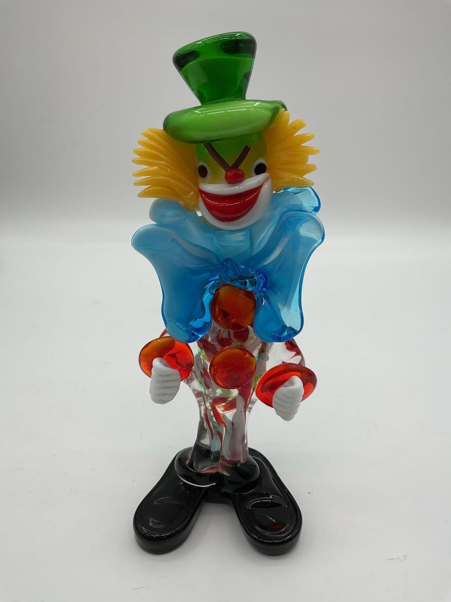 Murano  Glass Clown Figurine (1 of 2)
