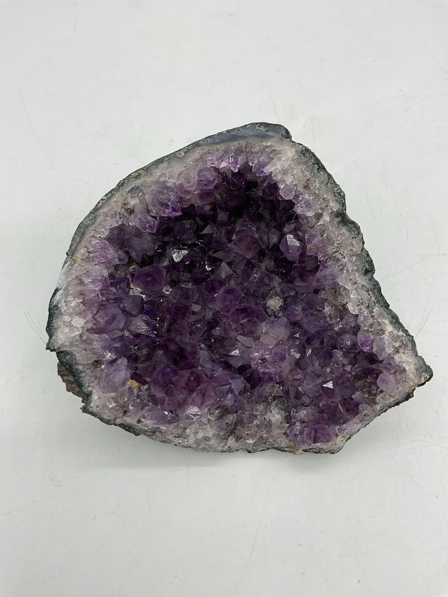 Medium Amethyst Geode Slice (1 of 2)