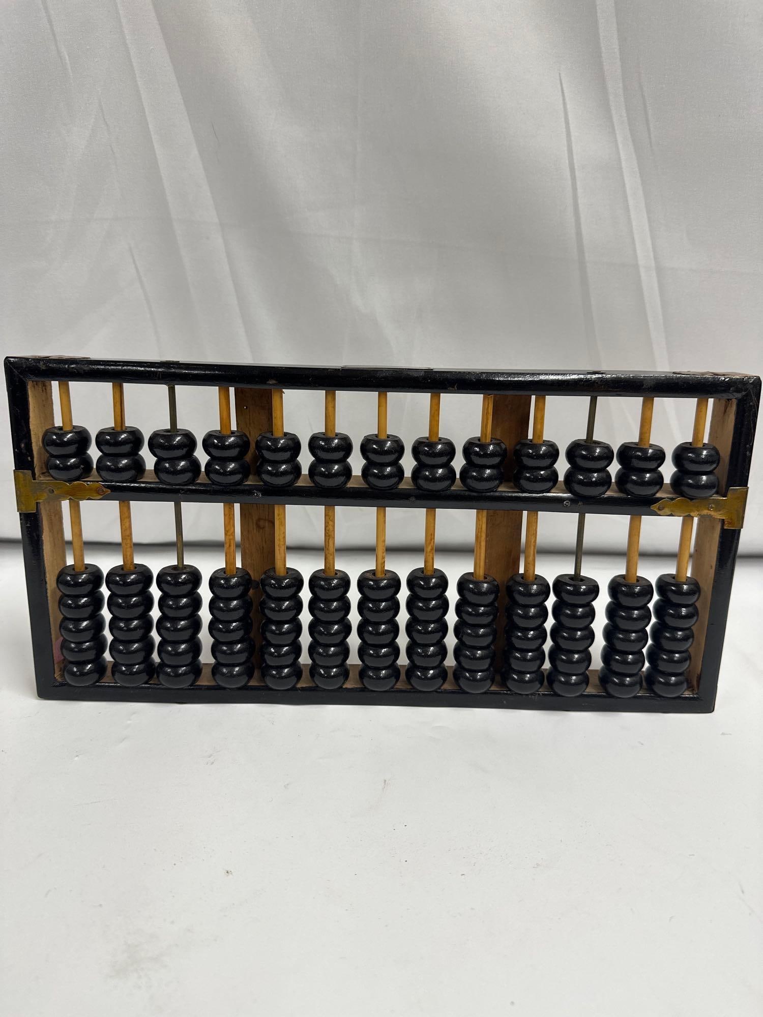 Vintage Lotus-Flower Brand Chinese Abacus (1 of 4)